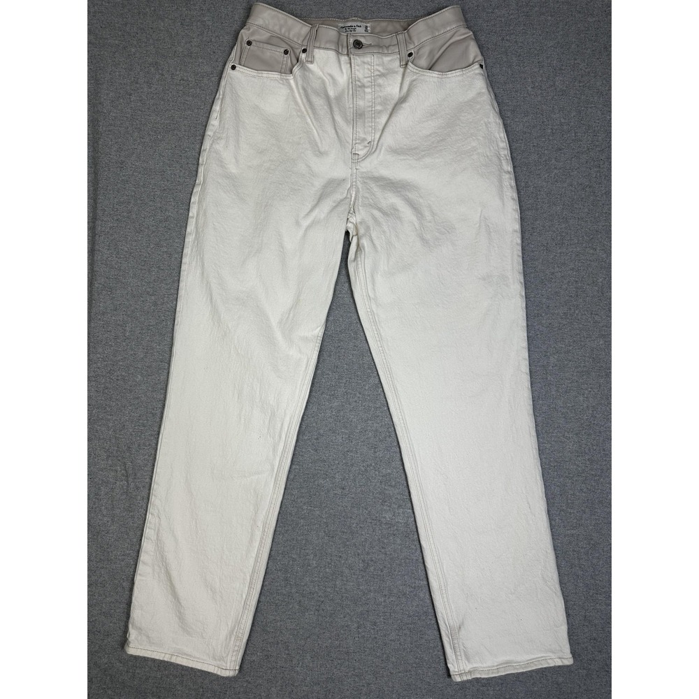 Abercrombie & Fitch Jeans Womens 32 90s Straight Ultra High Rise Curve Love Y2K